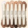Feuchtigkeitsspendender Seidiger Dreidimensionaler Konturstift Natürlich Matt Zweifarbiger Gesichts-Highlighter Aufheller Nasenschatten Make-up Concealer