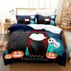 Comforter 3/4Pcs Halloween Bedding Set Featuring Jackolanterns Ghosts Wizard Hats Skulls Ignite The Spirit Of The Season