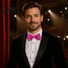 Adult Child Formal Wear Sparkly Sequin Bow Tie, Adjustable Glitter Necktie for Men, Shining Magic Show Tie Shiny Pre-Tied Neck Ties Banquet, Carnival