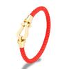 Bracelet Multi-color Braided Horseshoe Buckle Gold-plated Bracelet U-shaped Bracelet Men and Women Couple Bracelet 2026