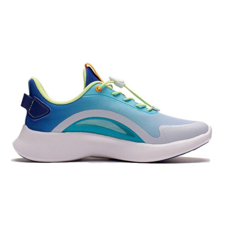 Li Ning Kids Cool Non-Slip Shock Absorbing Durable Breathable Low-Top Sports Casual Shoes Men Shoes Blue YKCS046-7