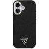 Guess Glitter Triangle Logo MagSafe Case for iPhone 17 Black