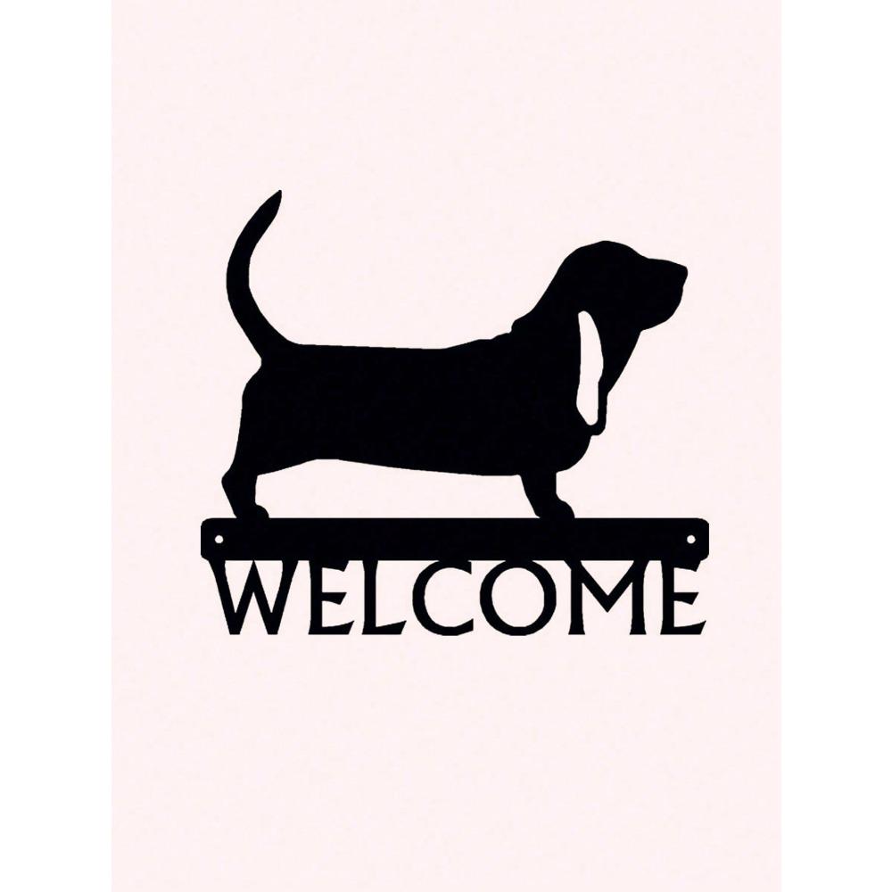 Metal Dog Head Wall Hook Key Holder, 1-Piece Coat Rack Entryway