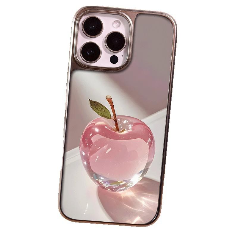 Creative Crystal Apple Applicable iPhone16/17Pro Mobile Phone Case 14 Premium Sense 15 Frosted PC12 Men and Women 13