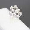 20Pcs Wedding Bridal U Hairpins Imitation Pearl Flower Rhinestone Hair Pins