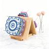 Bamboo Crochet Blocking Board DIY Handmade Granny Square Knitting Blocking Wooden Board Crocheting Accessories Tools Beginners Grandma Mom Gift