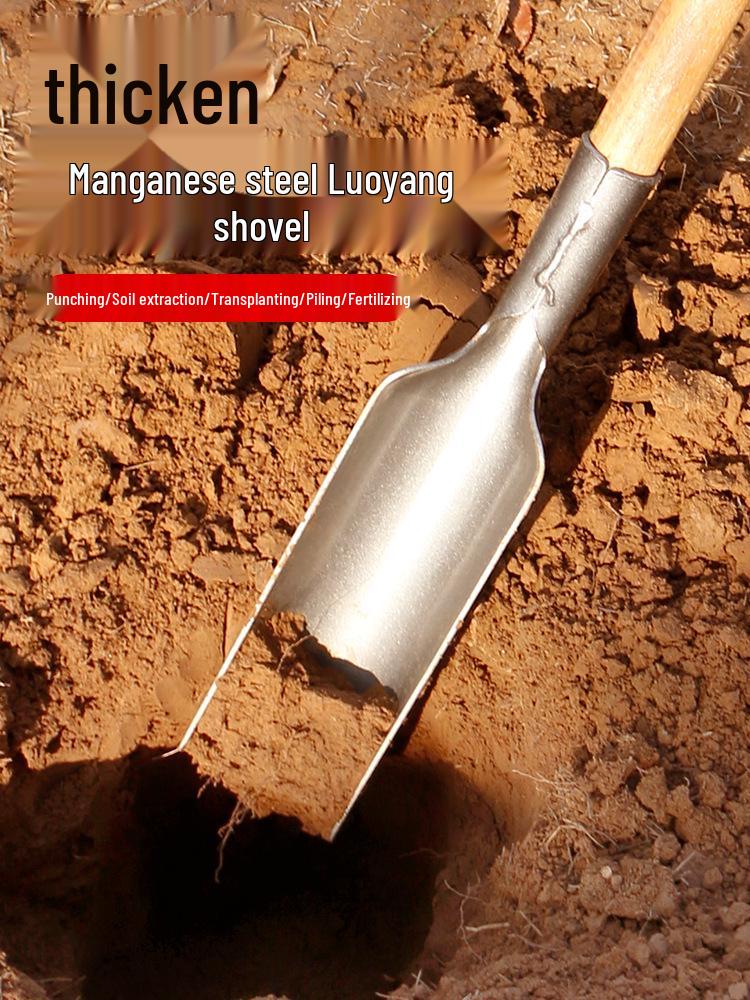Luoyang Multi-Function Hole Digging Shovel - Outdoor Soil Extraction and Drilling Tool