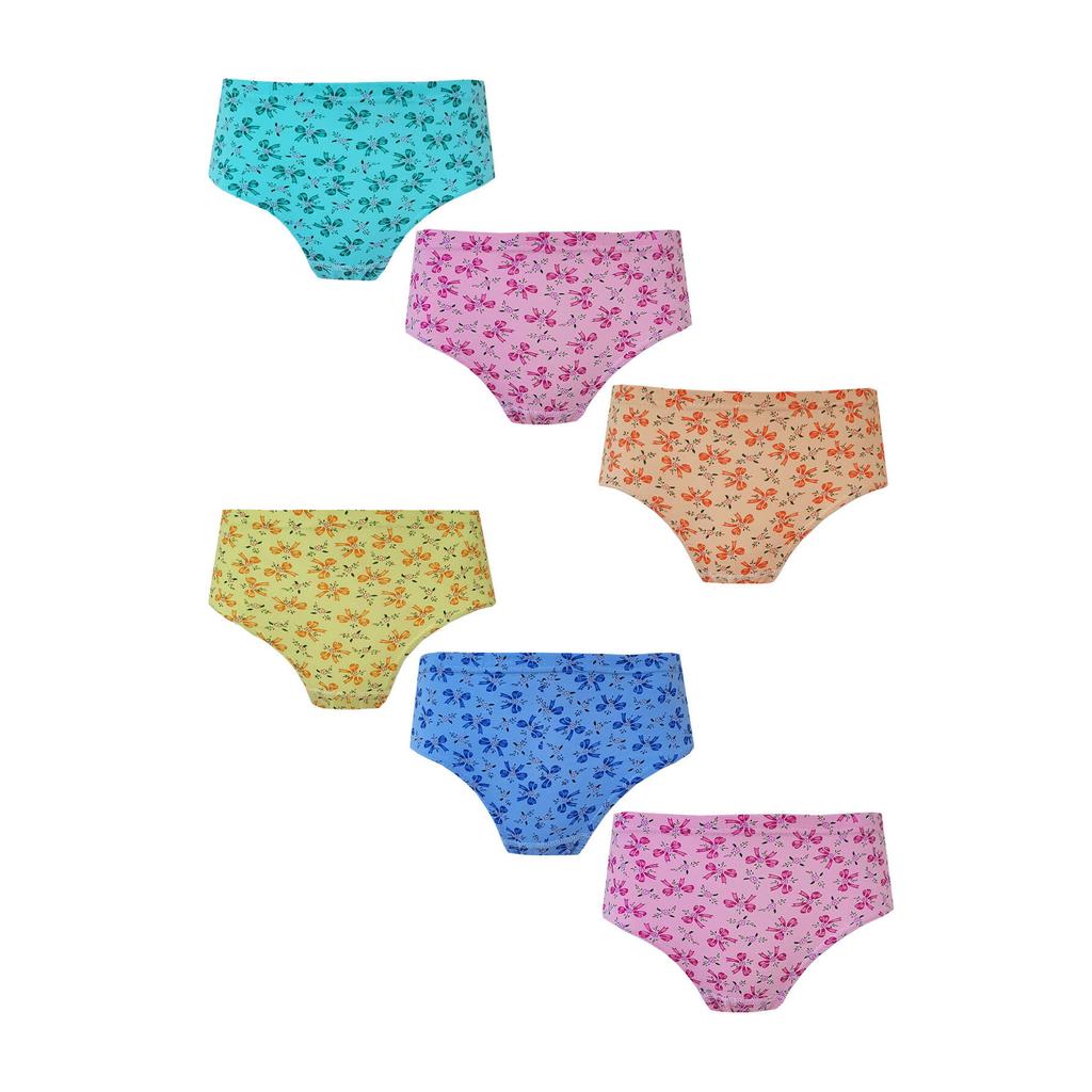 Seher Yıldızı İç Giyim 6lı Kız Çocuk Pamuklu Empirme Slip Külot