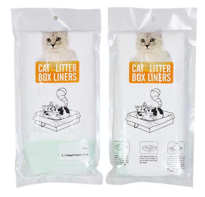 

Automatic No-Scoop Cat Litter Box & Filter Bags with Drawstring Closure and Leak-Proof Poop Bags S (7 bags, 79*45.7CM, 3.2 thickness)