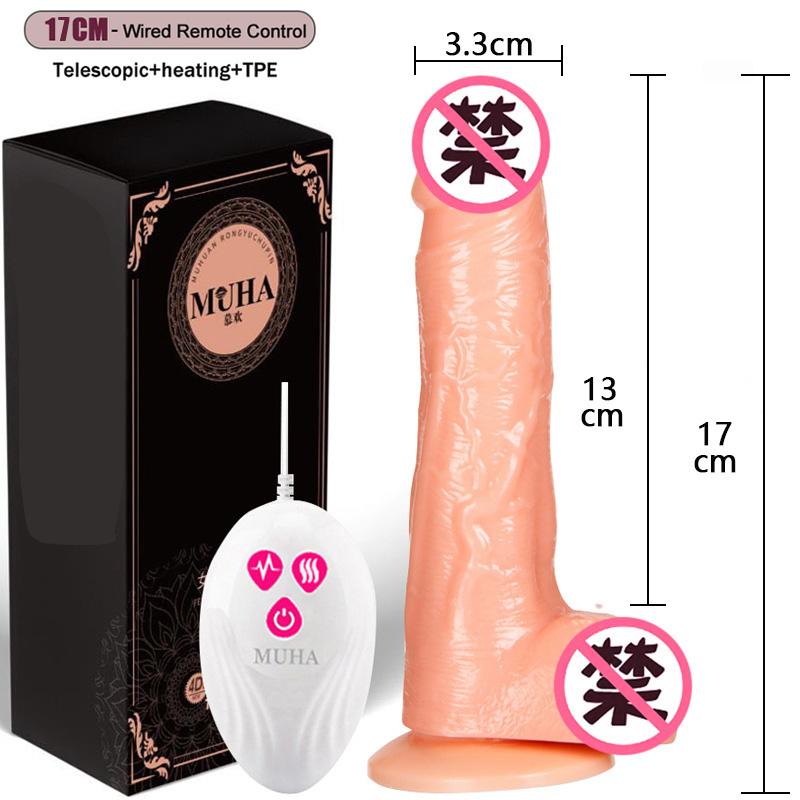 Opstotende Roterende Afstandsbediening Dildo Vibrator Vrouwelijk Realistische Penis G-spot Clitorale Stimulatie Gay Zuignap Masturbator Koppel Vrouwen Seks Speelgoed
