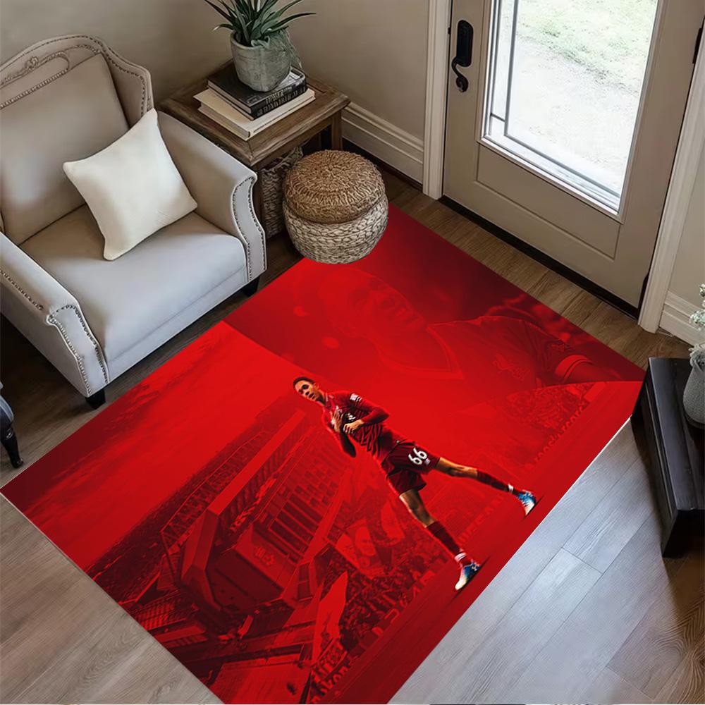 Wayne Rooney Manchester Floor Rug Office Rug Perfect for Game Room Balcony Living Rooms Entryway Antislip Carpet Office home decor
