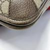 [Pre-Owned] GG Supreme Reversible Tiger Head Magnetic Closure Shoulder Canvas And Leather Trim Crossbody Bag Small - Good #1FIL5WI
