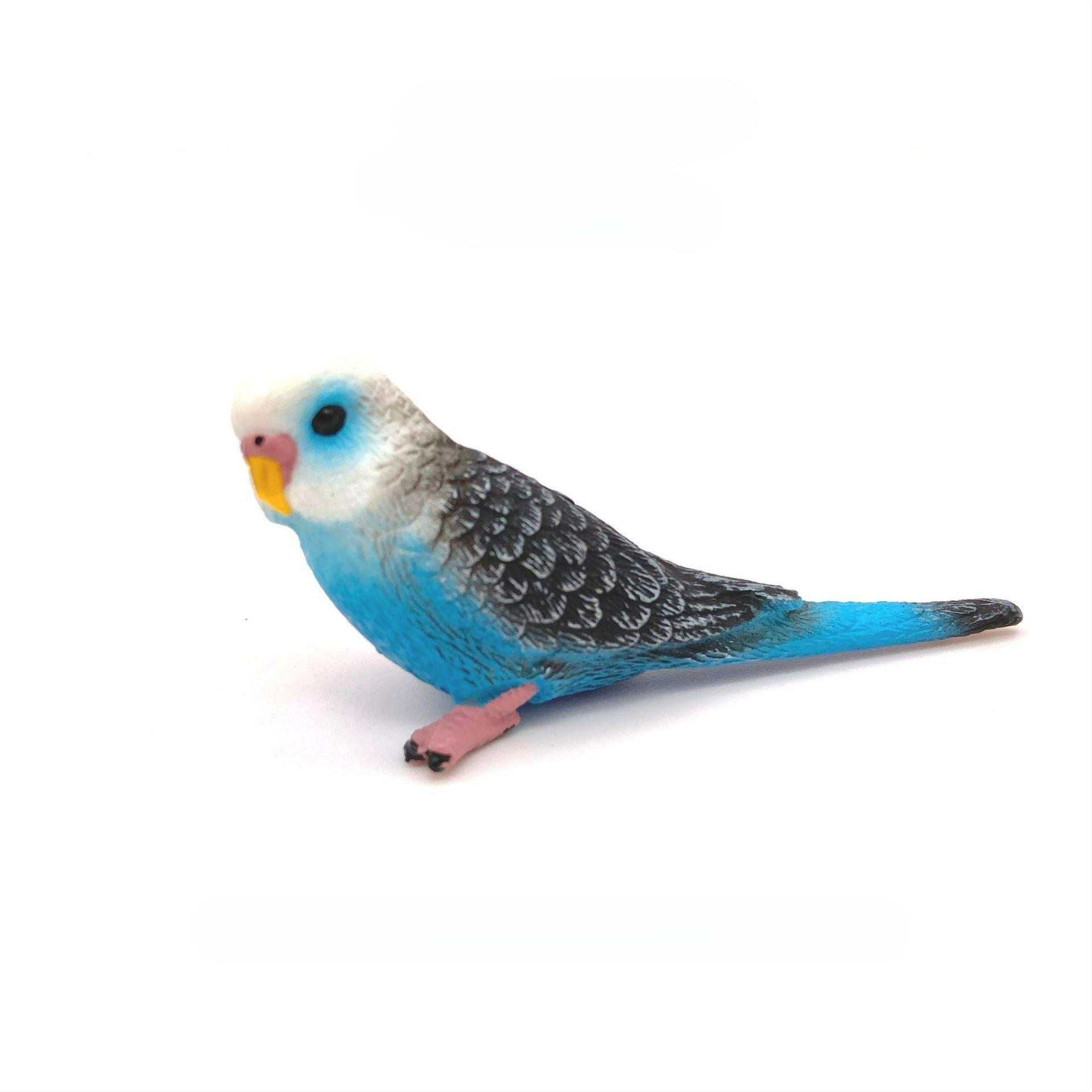

Mini Parrot and Phoenix Statue - Vivid hand-painted theatrical animal decoration, indoor outdoor garden and tabletop sculpture, tabletop ornaments