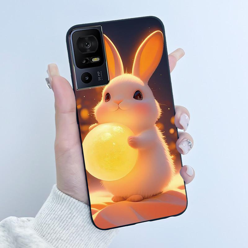 Phone Case For TCL 40 SE 40SE 40 XL 40R 40XL 40T Case Luxury Cute Cool Cartoon Black Soft Silicone Cover Protective Shell Coque