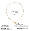 Youthway Natural Pearl Charm Pendant Necklace For Diy Matching Ocean Style Stainless Steel Golden Collar Summer Handmade Jewelry
