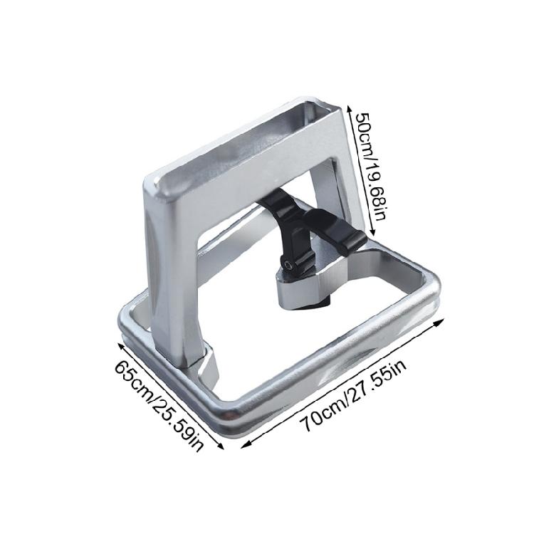 Folding Bike Front Carriers Adapter Aluminum Alloys Mount Base Folding Bag Cargo Rack Bracket Front Shelf Mount Carriers