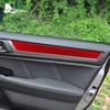 For Subaru Legacy 2015 2016 2017 2018 2019 Real Soft Carbon Fiber Sticker LHD RHD Car Front Door Panel Docor Trim Accessories.