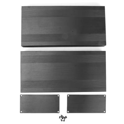 Aluminium-Kühlgehäuse Gehäuse Elektronikbox für Verstärker GPS (300 mm)
