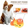 Dog food Feeder Cartoon Duck Design Pet Snack Puzzle Feeder Anti-Slip Puppy Automatic Dog Cat Food Dispenser Toy Dog  Accessory