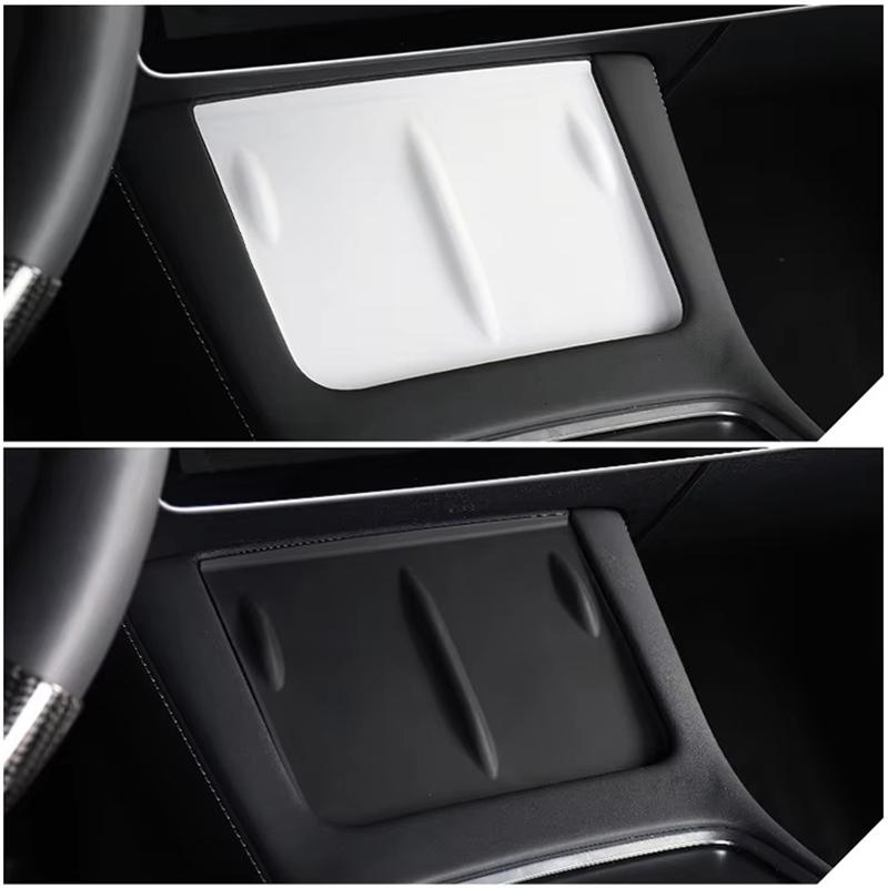 Silicone Wireless Charging Pad for Tesla Model 3 Y 2021 2022 2023 Phone Mount Silicone Non-slip Pads Car Accessories