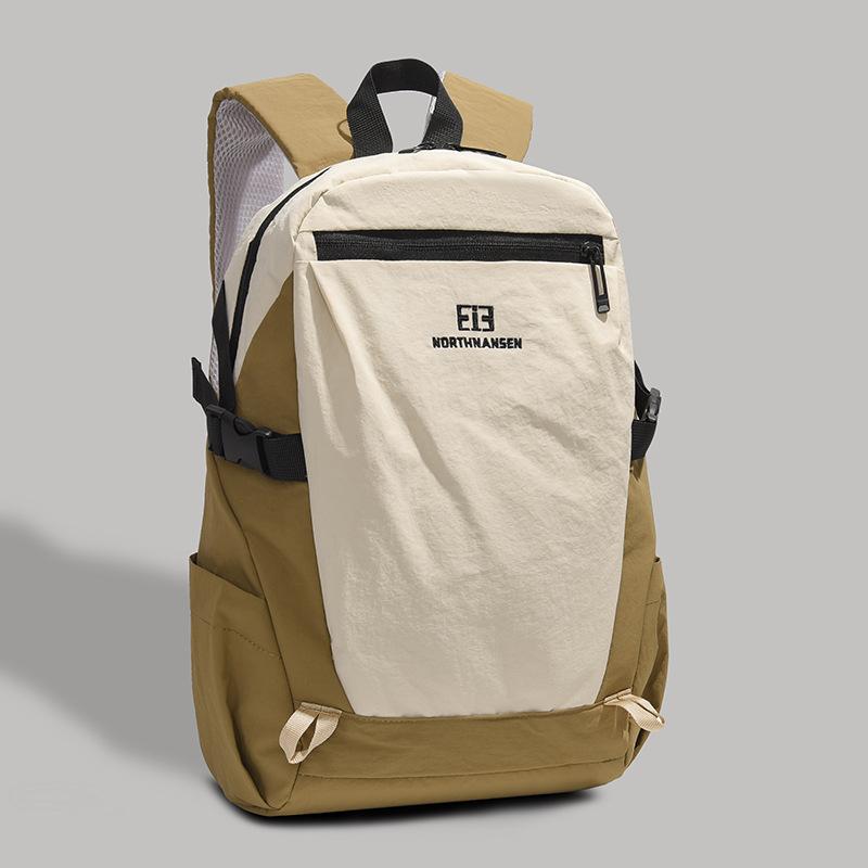 Spring New Style of Male and Female College Students Contrasting Color Travel Bag Lightweight Casual Washing Cloth Backpack Large Capacity School Bag