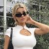 1Pc Retro Square Frame Sunglasses for Men and Women Driving UV400 Protection Street Shoots Classic Fashion Colorful Y2K Eyewear