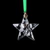 Modern Crystal Car Pendant With Transparent Star For Womens Interior Decor