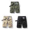 Summer Cargo Shorts For Men With Multiple Pockets And Cotton Fabric For Casual Urban Wear