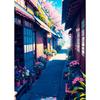 Anime Japanese Street Landscape Poster Prints For Living Room Home Decor Abstract Scenery Canvas Painting Wall Art Aesthetic