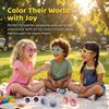 6 Stück Gänseblümchen Sonnenbrillen für Kinder Geburtstagsfeier Mitgebsel Junge Mädchen Geschenk Hawaiianische Sommerparty Brillen Set Strandhochzeit Dekoration