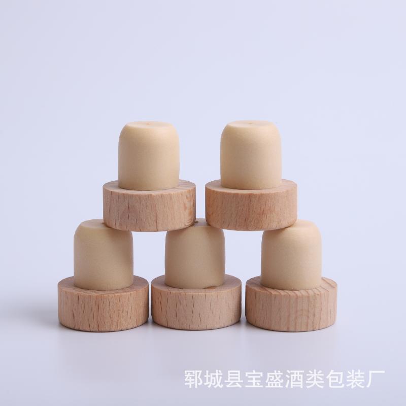 Wooden And Rubber Wine Bottle Corks T Shaped Cork Plugs For Wine Cork Stopper Reusable Wine Corks Bar Accessories