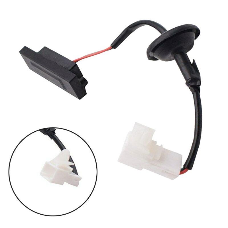 1x 81260-B4000 Car Trunk Lid Lock Release Switch ABS Black Boot Release Handle Tailgate Open Button For Hyundai I10 2013-