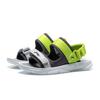 LiNing Comfortable Non-Slip Sports Sandals Kids Sandals Black Green YKUR022-7