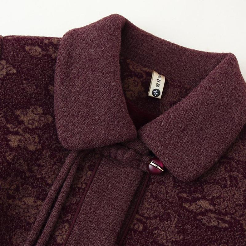 New Grandma Top Winter Mom Mink Coat Middle Old Man Old Lady Velvet Warm Thickened Clothes Women