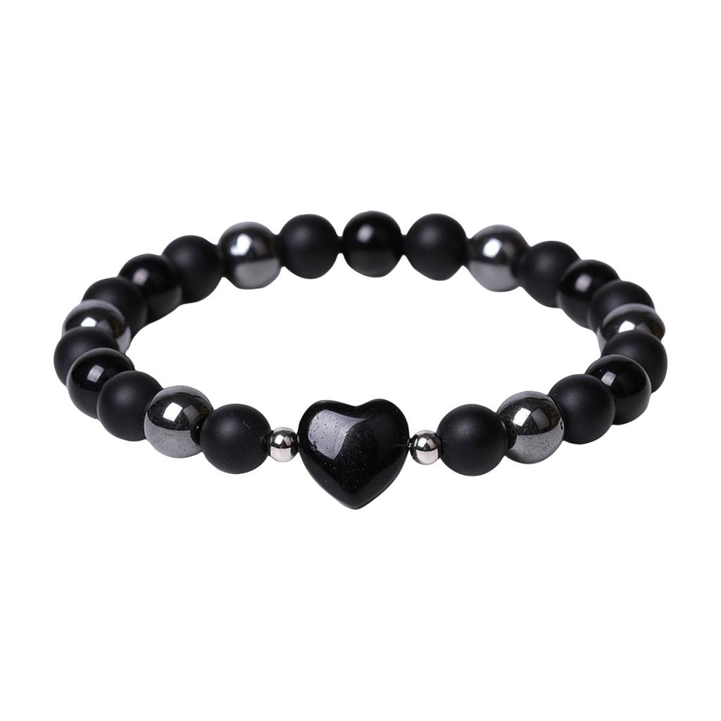 Valentine's Day Girl Gift Retro  Purple Pearl Bracelet 1 Pc Couple Jewelry