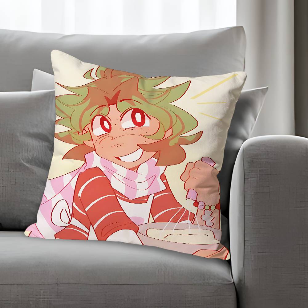 DDandys WWorlds Kiełek Anime Celebryta Towar Uniwersalny Nadrukowana Poszewka na Poduszkę Sofa Samochód Biuro Pokój Dekoracja Ochrona