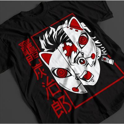 Teufelsmörder T-Shirt Tanjiro T-Shirt Herren T-Shirt FrühlingSommer Neues Produkt Unisex Freizeit T-Shirt