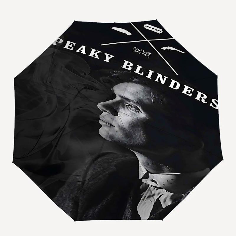 

1 шт. Зонт Peaky Blinders с автоматическим открытием/закрытием, ветрозащитный купол, кнопка автоматического открытия/закрытия 10142