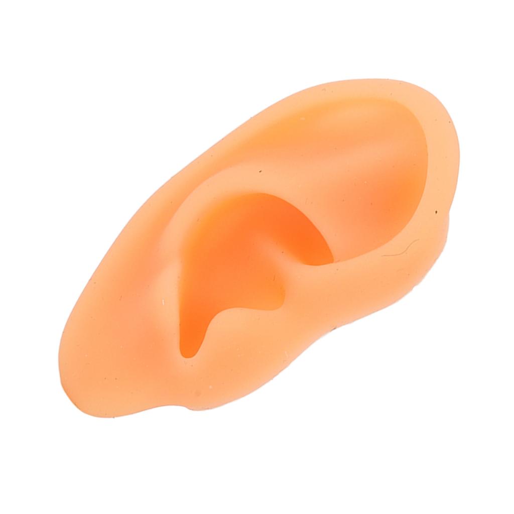 Model Ucha Symulacja Miękki Silikon Profesjonalna Forma Ekspozycyjna Ucha do Kolczyków Aparatów Słuchowych Prawy