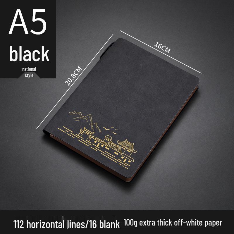 Customizable Sheepskin Notebook with Pen & Free Engraving - Company Logo 2025 Diary, A6/A5/B