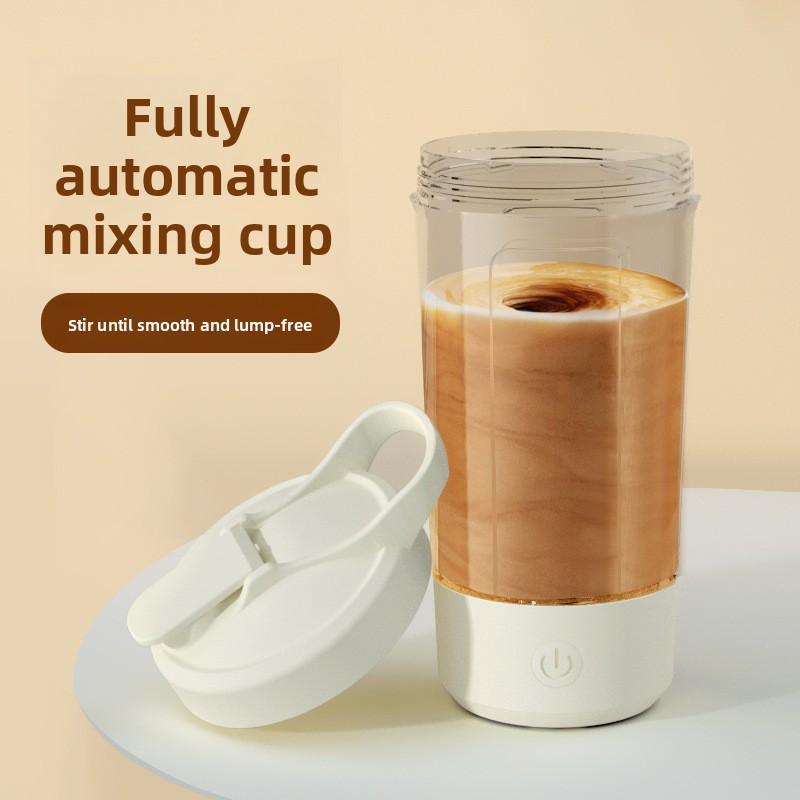 Tasse à Mélange Automatique: Mélange à Bouton Unique pour Café et Lait en Poudre; Secouer la tasse; Matériau de qualité alimentaire; Cadeau; Bouteille d'eau de remise en forme; Utilisation en voiture