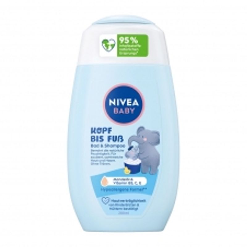 Nivea Baby Top-to-Toe Bath & Shampoo 200ml
