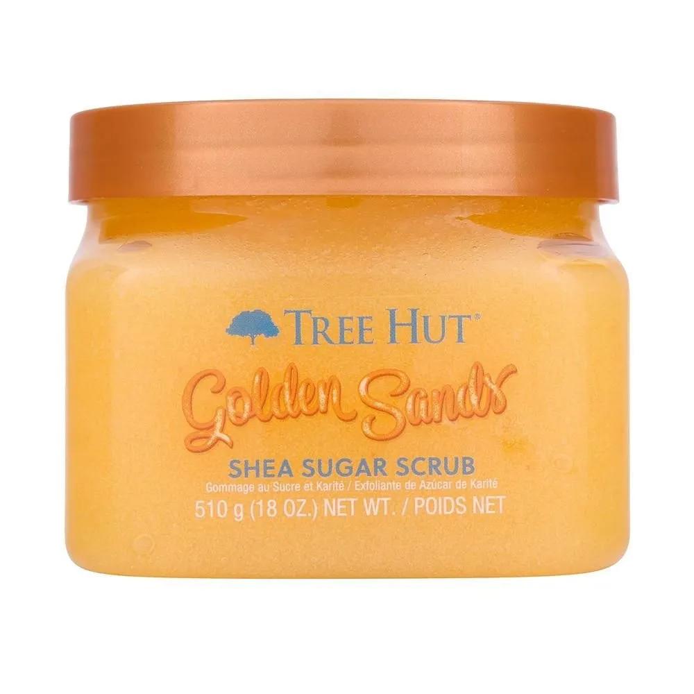Tree Hut Сахарный скраб с маслом ши 510 г 1 упаковка Golden Sands Tree Hut Golden Sands Сахарный скраб с маслом ши, Отшелушивающий