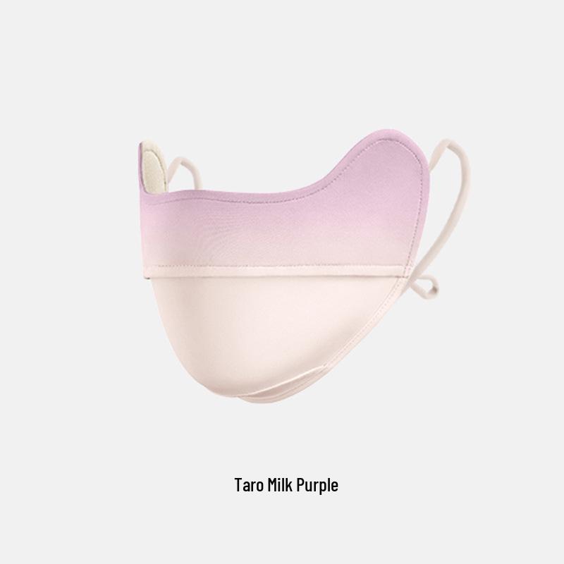 Blush Eye Corner 3D Sunscreen Mask: Breathable, UV-Protective Nylon Ice Silk for Summer Women