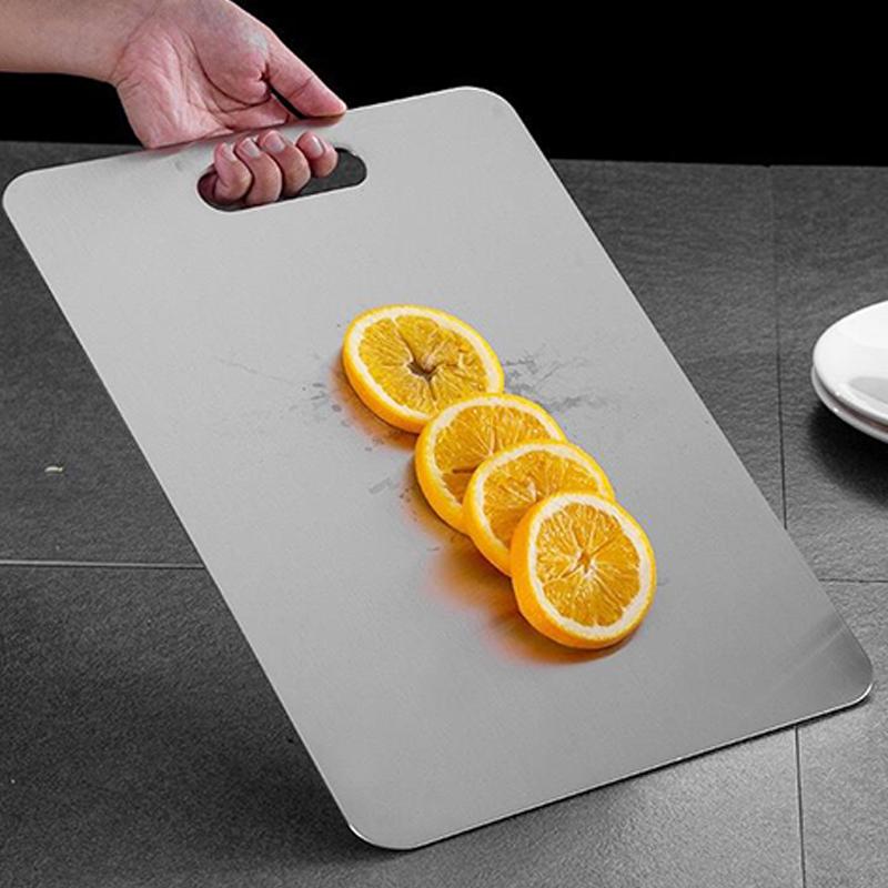 Kitchen Chopping Board Stainless Steel Chopping Board 304 Stainless Steel Double-Sided Food Grade Chopping Board