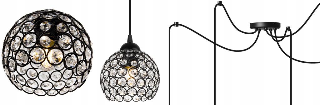 SPIDER CEILING HANGING LAMP, CRYSTAL PLAFON