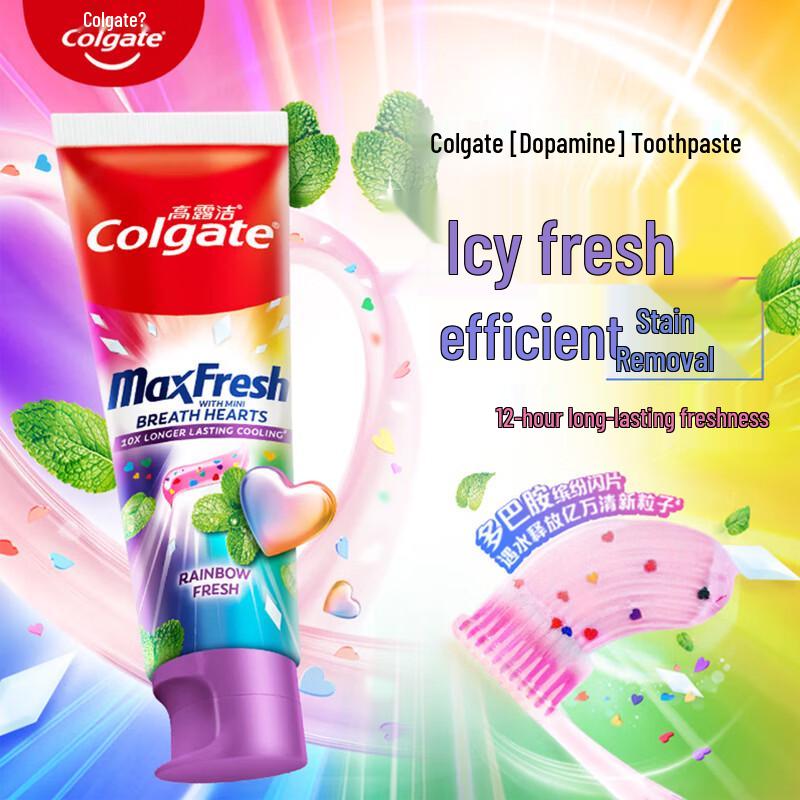 Colgate Dopamine Toothpaste - Iced Watermelon & Rainbow Sweetheart Pack