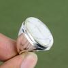 Howlite Ring 925 Sterling Silver Ring Antique Jewelry Handmade Gemstone Ring Very Pretty Silver Jewelry Gifts For Him Available In Ring Size