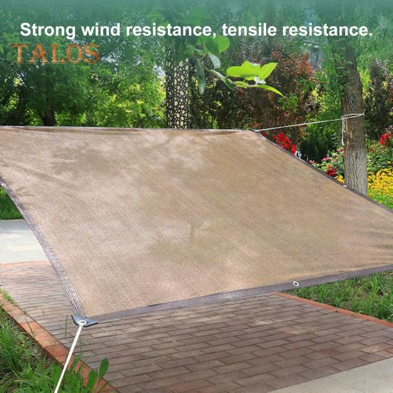 Sunshade Net Reusable Mesh Shade Cloth Tarp Tear-resistant Sunshade Mesh with Reinforced Grommets for Garden Greenhouse Patio Outdoor Sun Protection