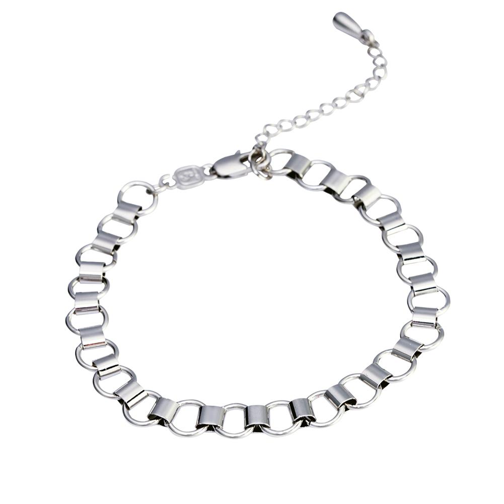 Women Fashion Stylish Elegant Hollow Out Bracelets Concise Hand Chain Jewelry